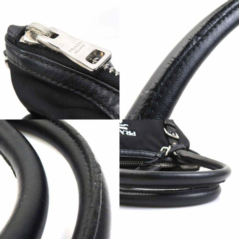 PRADA Black Leather Shoulder Bag - Picture 4 of 5